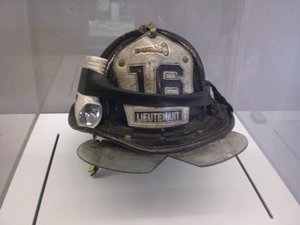 A Fireman's Helmet from the September 11th Attacks