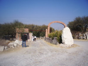 Entrance Gate to Las Grutas