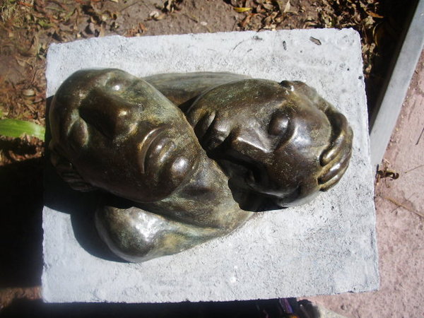 A Sculpture in the park called Lovers