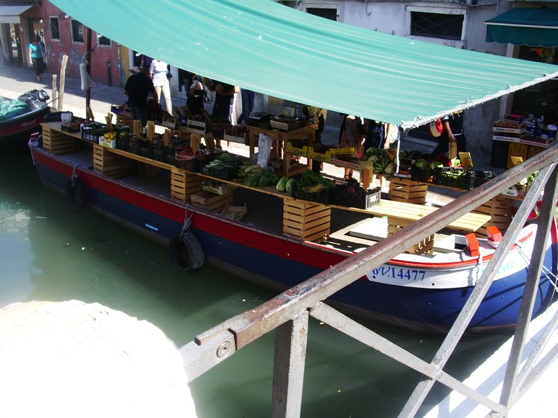 Fruit and Vegetable market on Venice