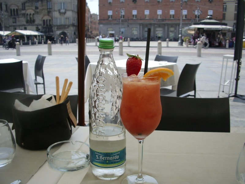 Last drink in Italy