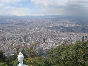 Bogota, vue de Monserrate