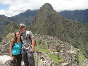 Pose devant Machu Pichu