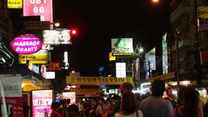 Khao San Rd de nuit