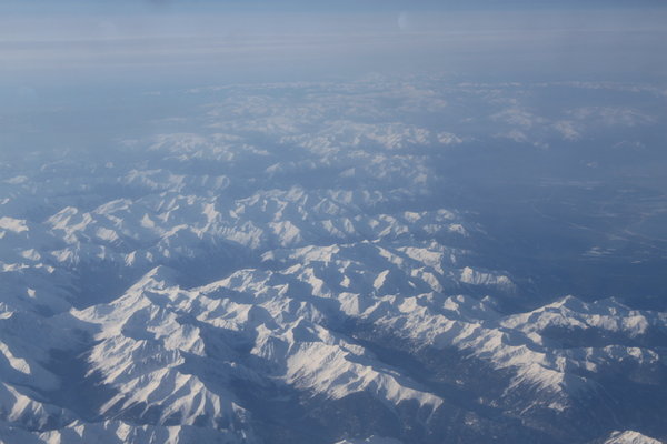 Vue de l'avion... en Russie