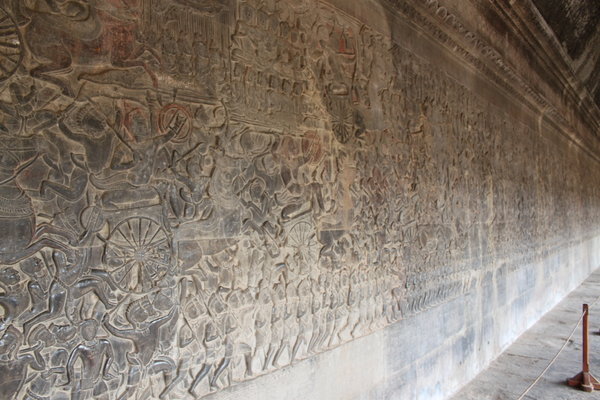 Wall in Angkor Wat