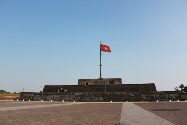 The biggest flag in Hué