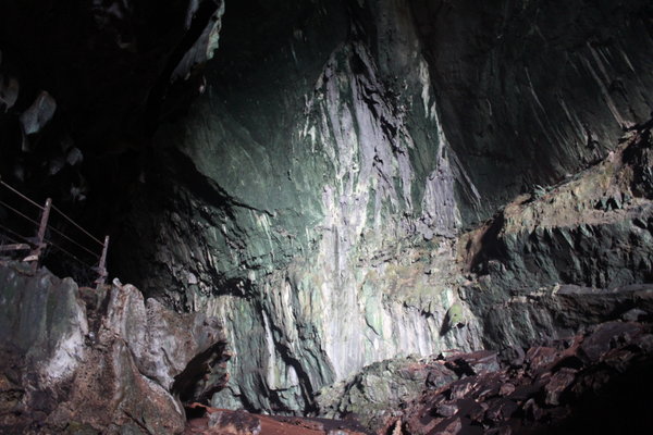 Inside Deer cave