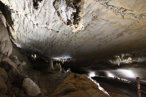 Water dripping in Lang cave