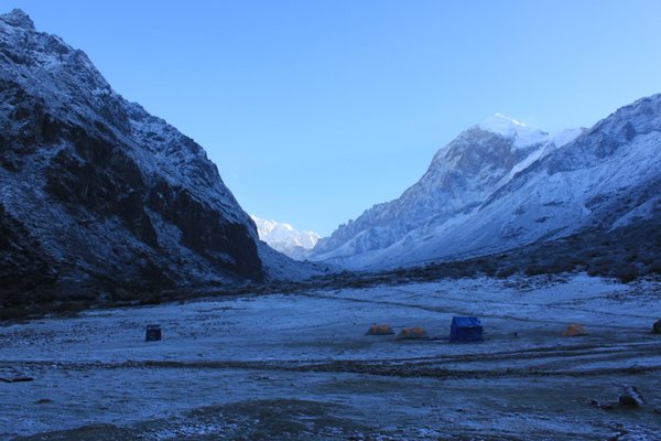 Mt. Pandim in the morning (6691m)