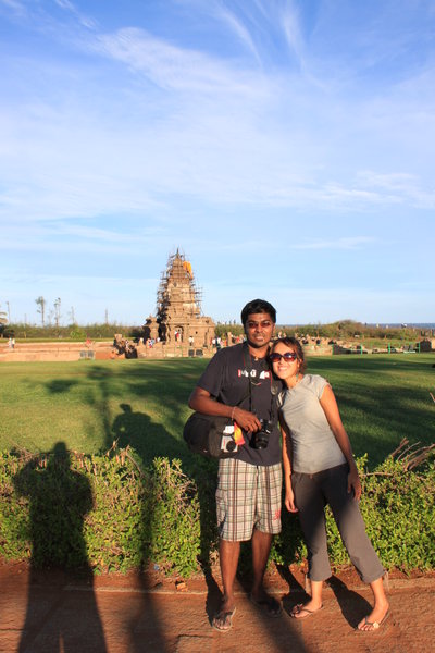 On the way to Shore Temple