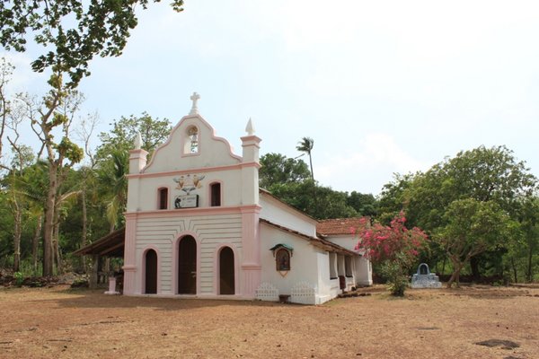 Church inside the Fort at Cabo de Rama