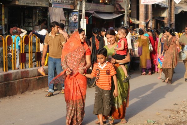 Les rues de Varanasi