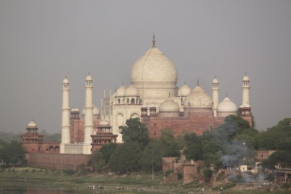 Le Taj Mahal, vue du ''Agra Fort''