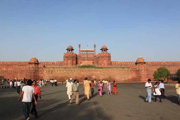 The entrance to Red Fort
