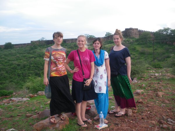 Marie, Lillie, me and Claire at Tiger Fort