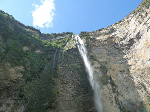 Water Fall into a Bow