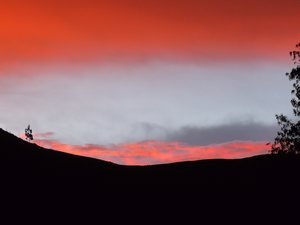 Peruvian sky at sunset