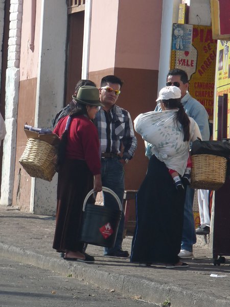 Street scene in Quito