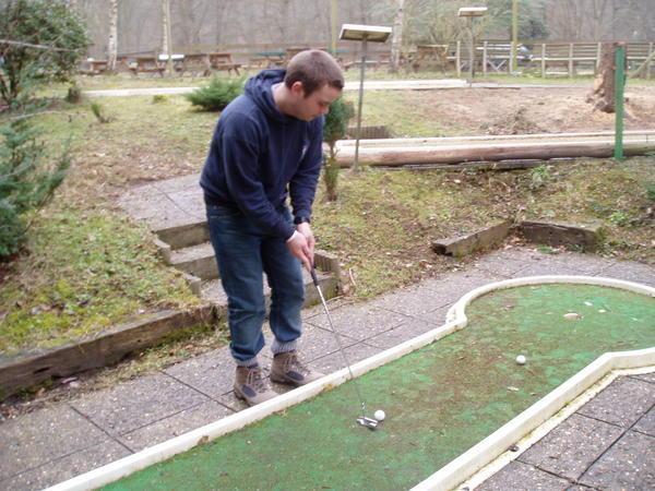Breaking into a deserted park for a bit of crazy golf