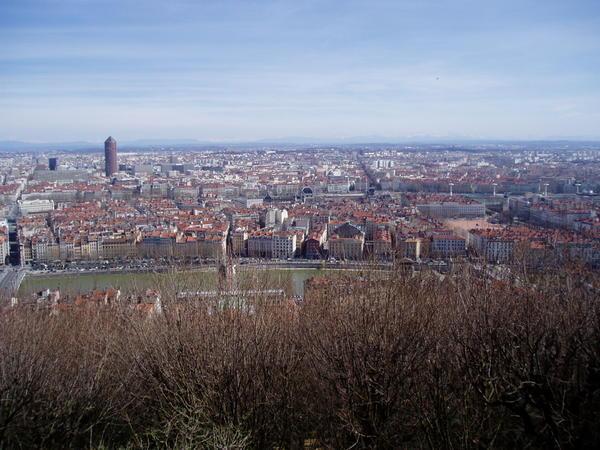 Hostel view of Lyon