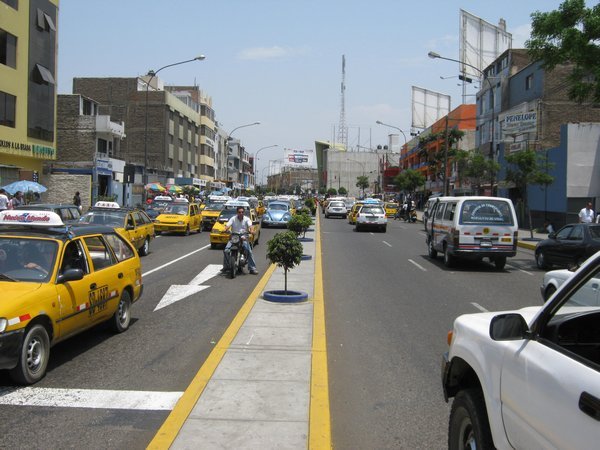 No, this is not New York, but man, there are nothing but taxis into trujillo!