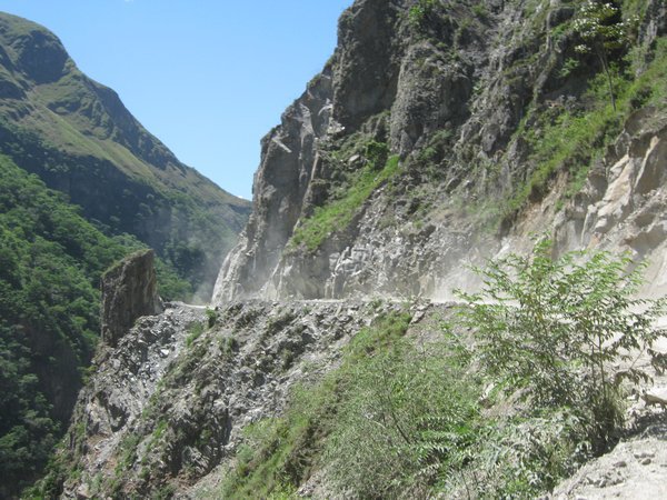 hell road to get to Machu