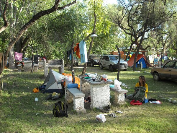 Camping a Mendoza