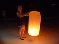 I lit a lantern and let it go