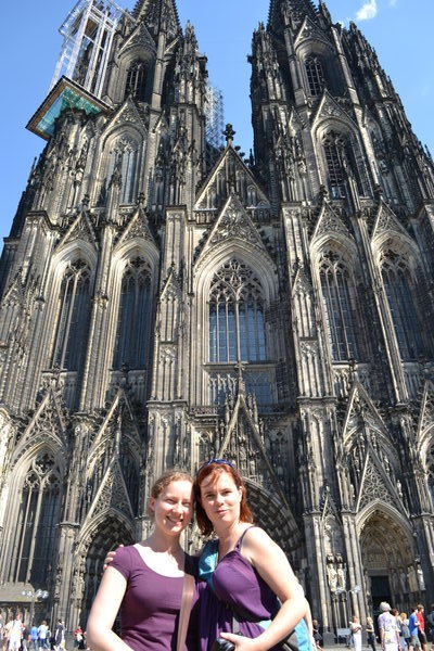 Véro et Maria au Köln Dom