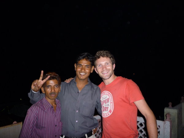 Guru(rickshaw driver) & Dev(hotel owner) & Lewi