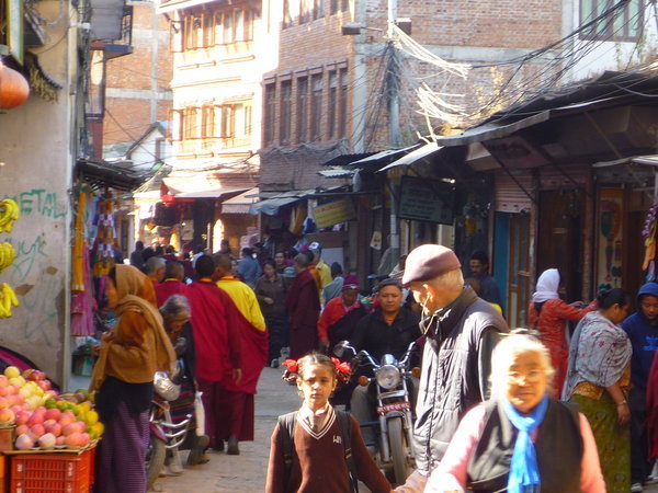 Back streets of Boudha