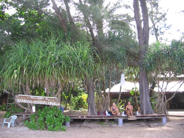 bamboo deck