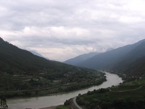 View of the Yangtze from lower