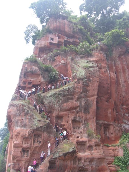 The cliff staircase