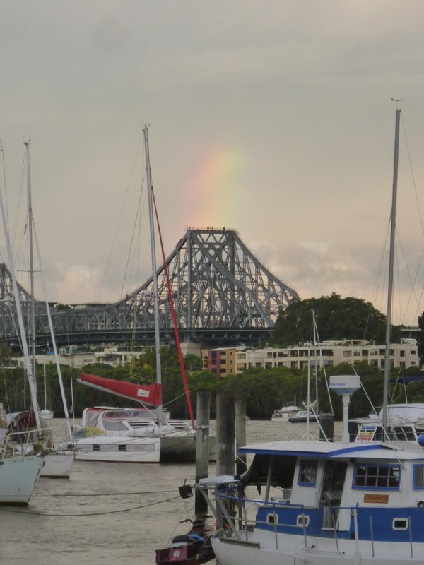 Rainbow over the Story bridge