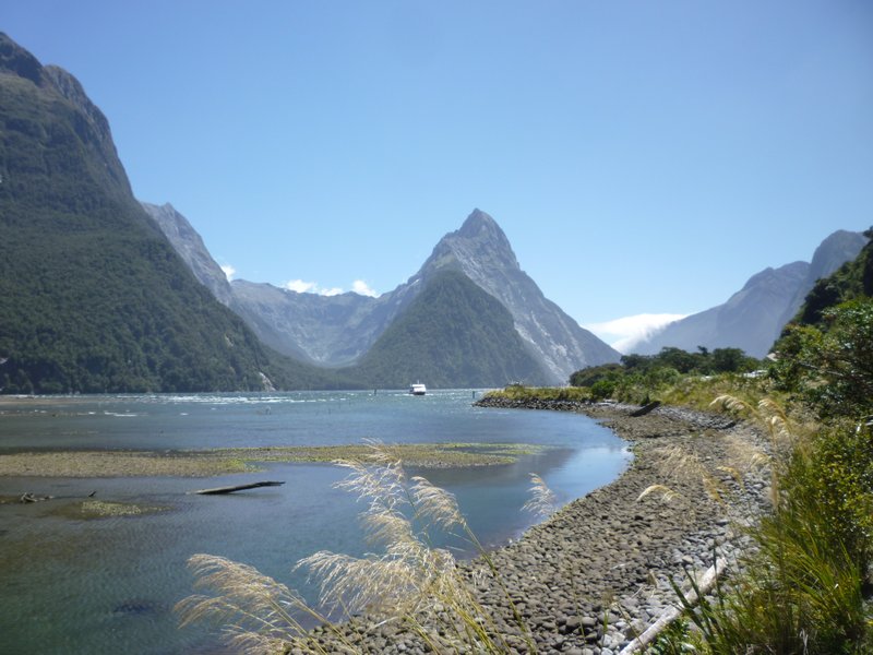 The first view of Milford Sound