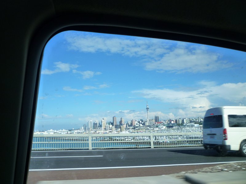 Auckland harbour from the bridge