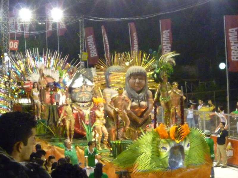 The themed floats