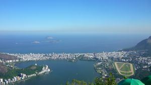 View of the lagoa from above