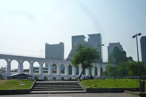 The Lapa Arches and the ultra modern Catedral Metroplitan