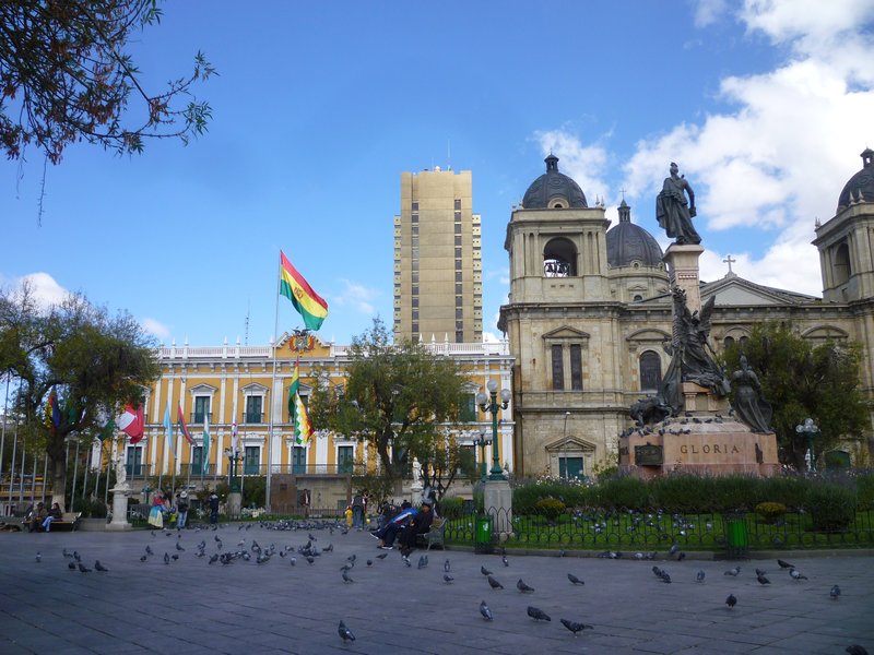 Lovely La Paz plaza