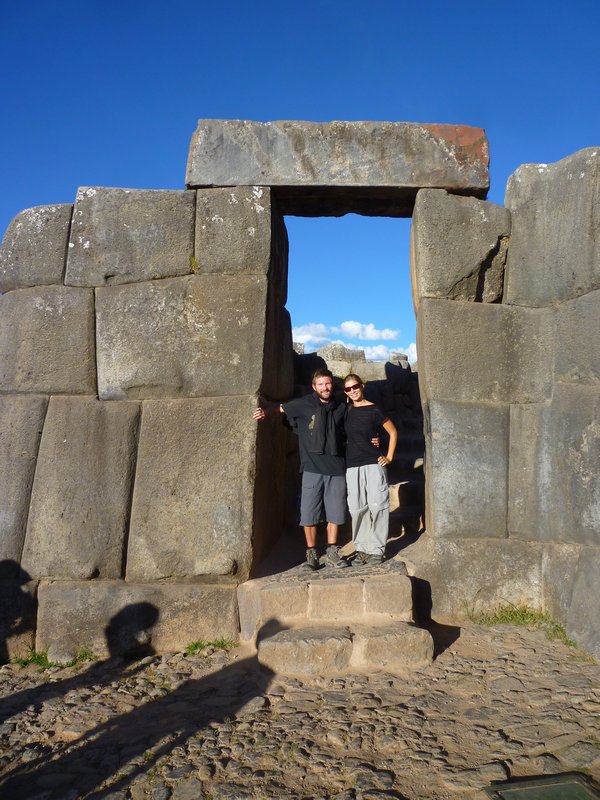 Standing in the Inca doorway