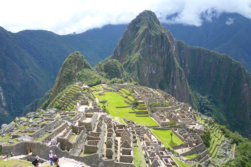 Machu Picchu in all its sun drenched glory