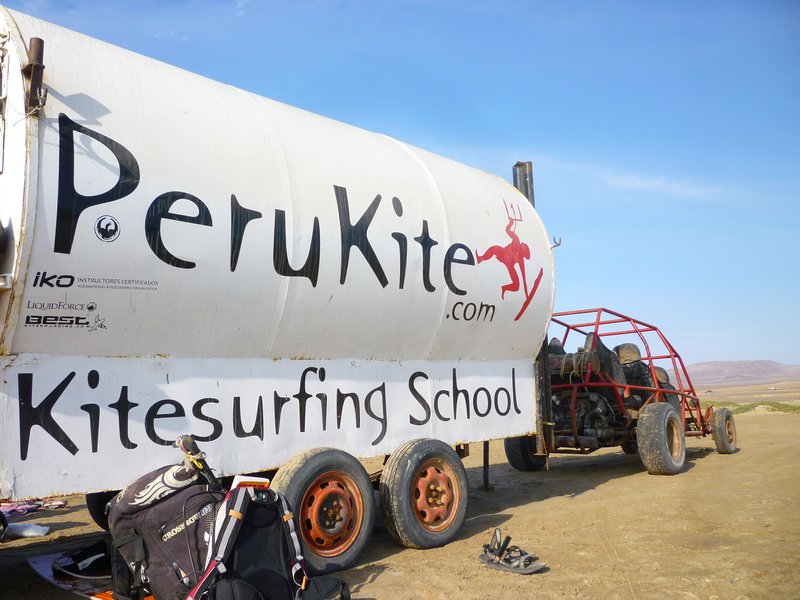 The rust buggy and peru kite caravan