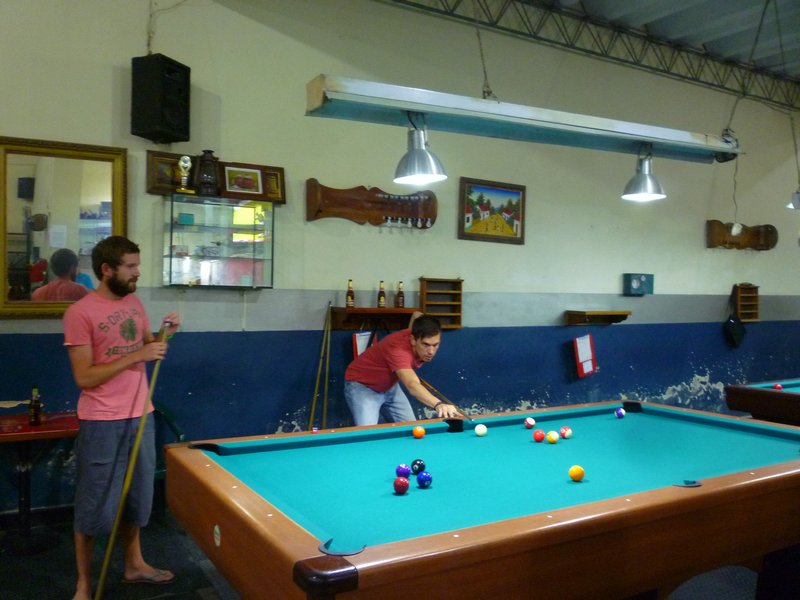 Pool hall competitions