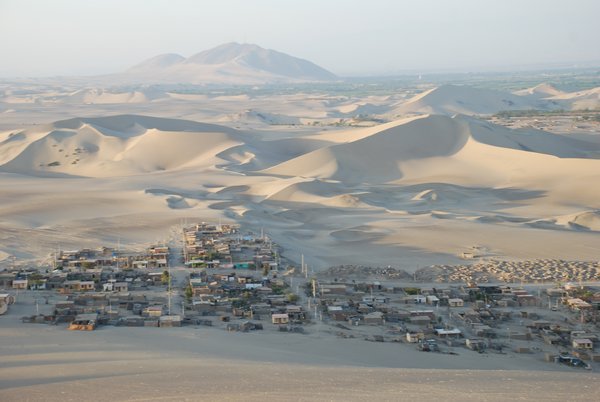 Pueblo in the sand dunes