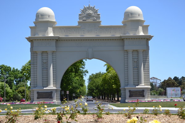 Victory Arch and Avenue of Honour