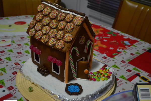 The first Gingerbread house we saw over Christmas