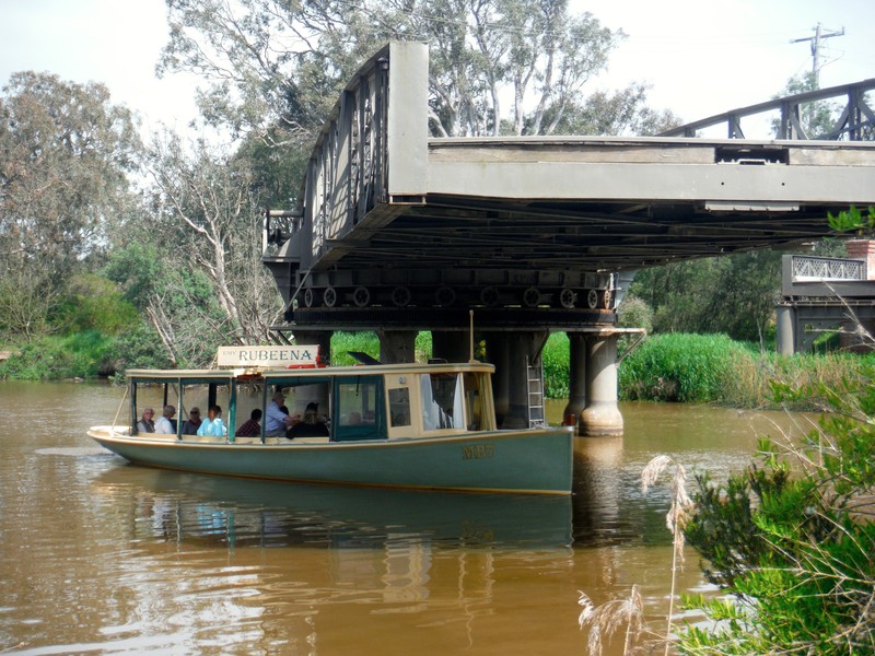 The Swing Bridge is opened up several times a week as a tourist attraction.